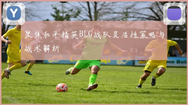 聚焦和平精英BLG战队灵活性策略与战术解析