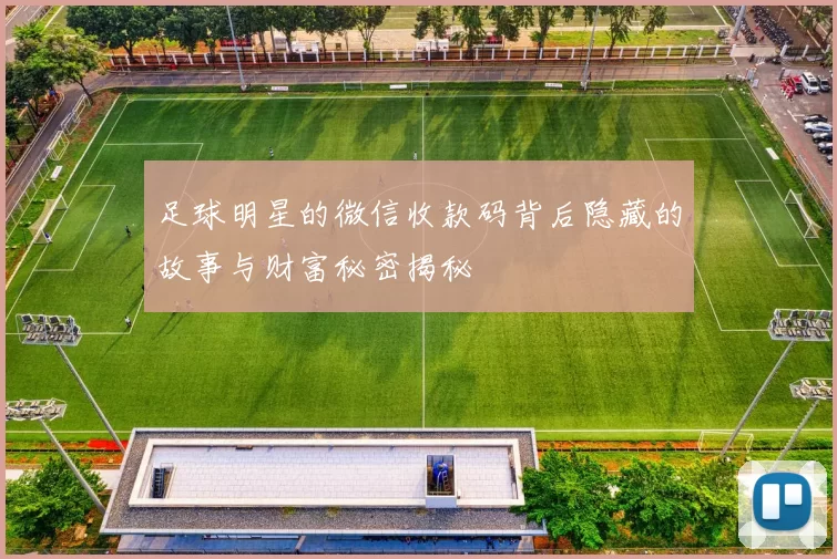 足球明星的微信收款码背后隐藏的故事与财富秘密揭秘